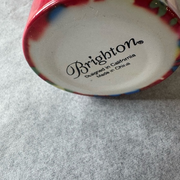 Brighton Floral Insulated Water 16 oz Thermos - Picture 6 of 8